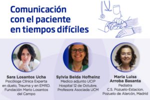 Webinar sobre "Comunicación con el paciente en tiempos difíciles"